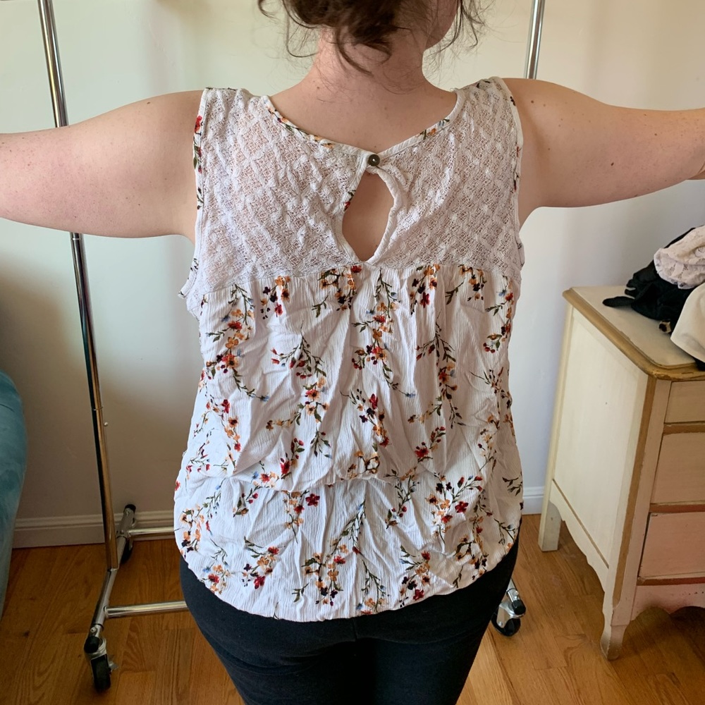 Mason Belle Floral Lace Blouse
